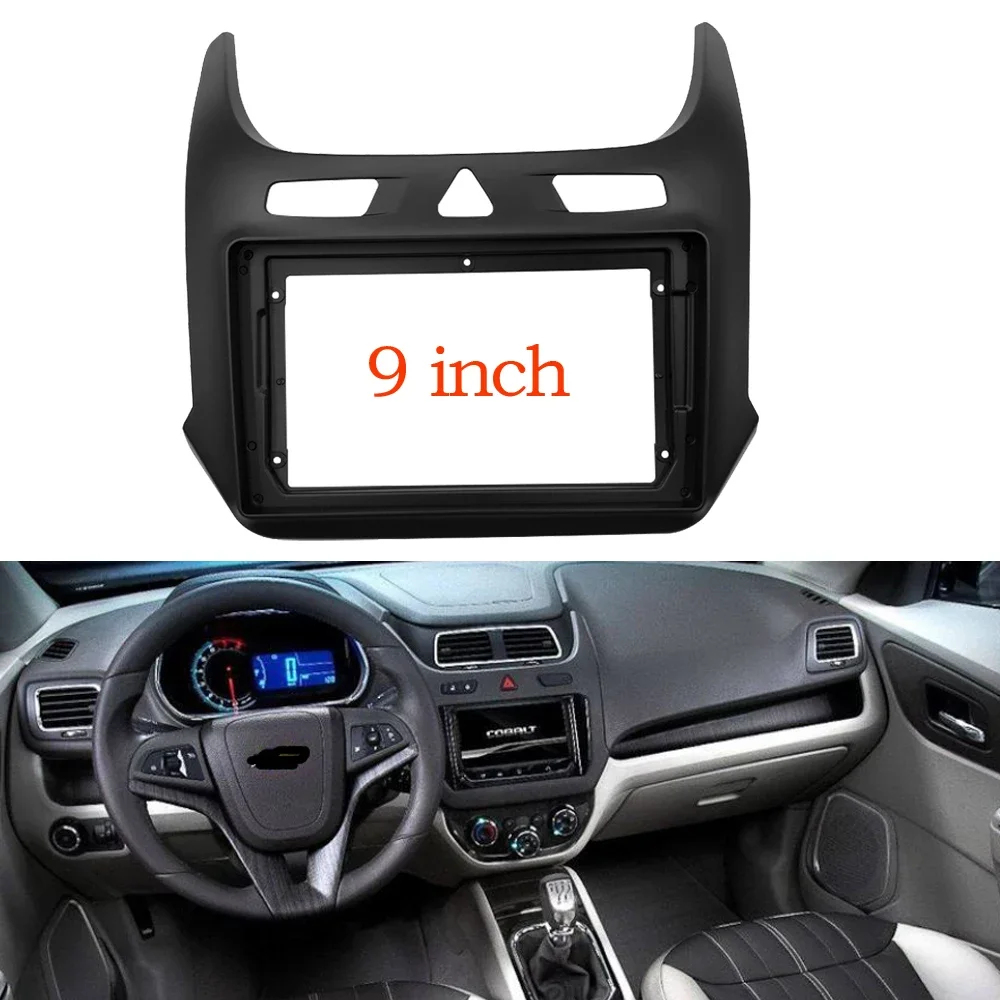 9 Inch For Chevrolet Cobalt 2011-2020 Car Radio Fascias Android Stereo Player 2 Din Head Unit Panel Dash Frame Installation Trim