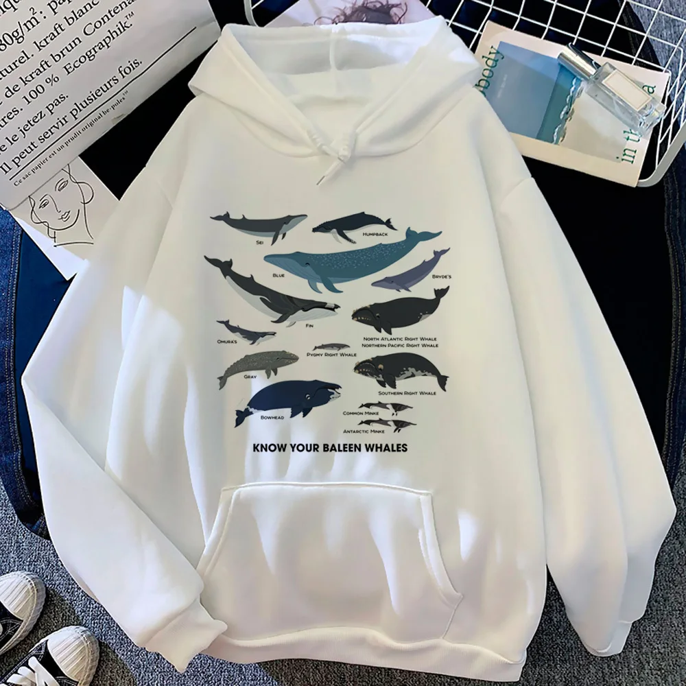 

Whales hoodies women 90s 2023 vintage funny sweatshirts pulls female streetwear clothes