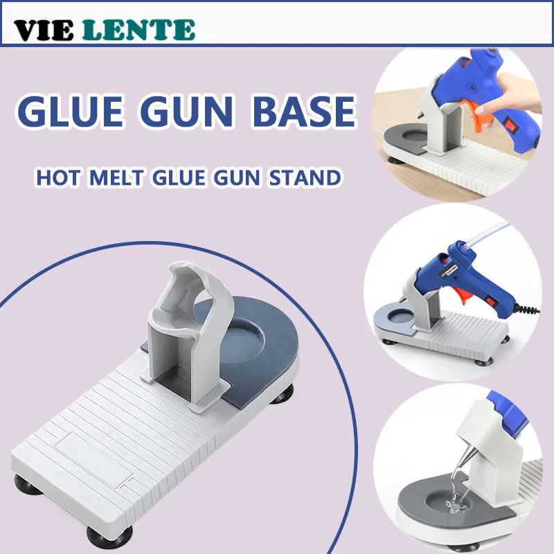 Hot Melt Glue Gun Stand Glue Gun Base Universal Sucker Industrial Guns Holder Gadgets DIY Handmade Accessories Shelf  VIE LENTE