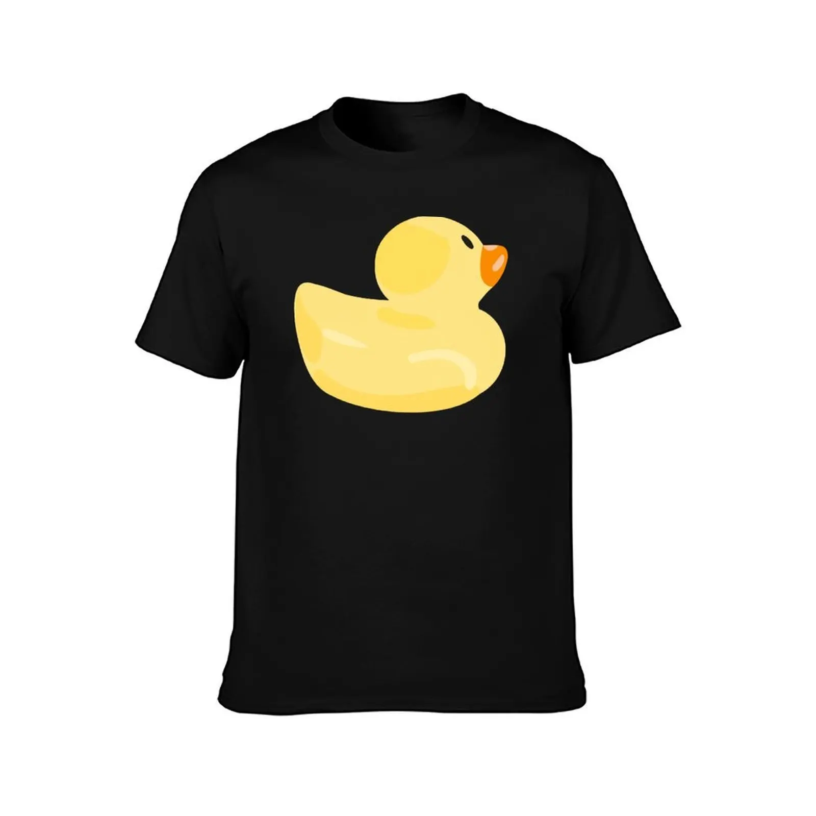 Classic Yellow Rubber Duck Graphic T-Shirt Outdoor Work Short Sleeve Top T-Shirt