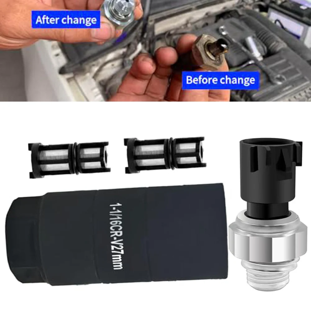 12673134 Interruttore sensore pressione olio auto con filtro per Chevy per Silverado per accessori automobilistici GMC