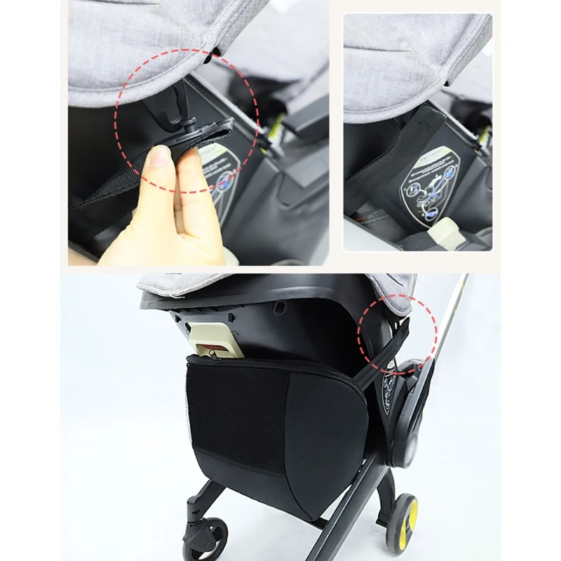 Stroller Bag Car Hanging Bag Essentials Storage Holder Baby Bottle Diaper Pant Organiser for Pram Pushchair