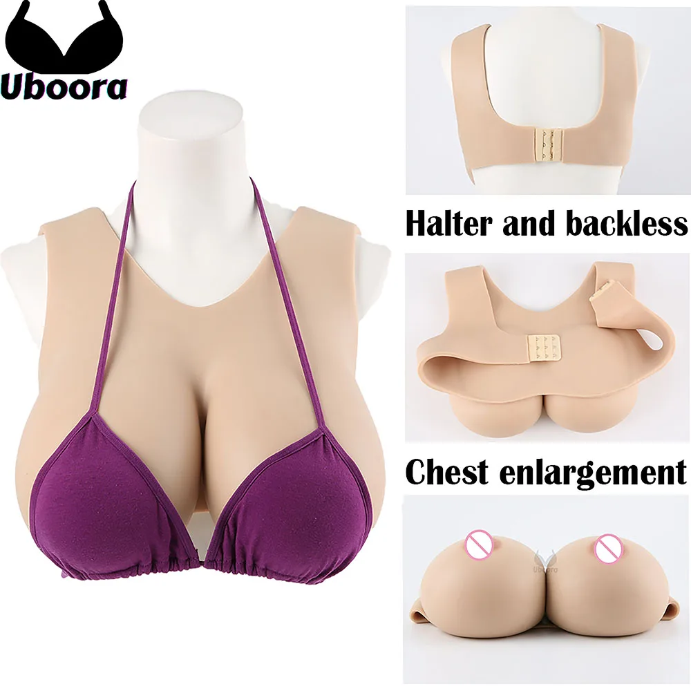 Realistic Silicone Breast Forms Fake Boobs For Crossdressing Sexy Cosplay Shemale Crossdresser Transgender C D E G H J Cup