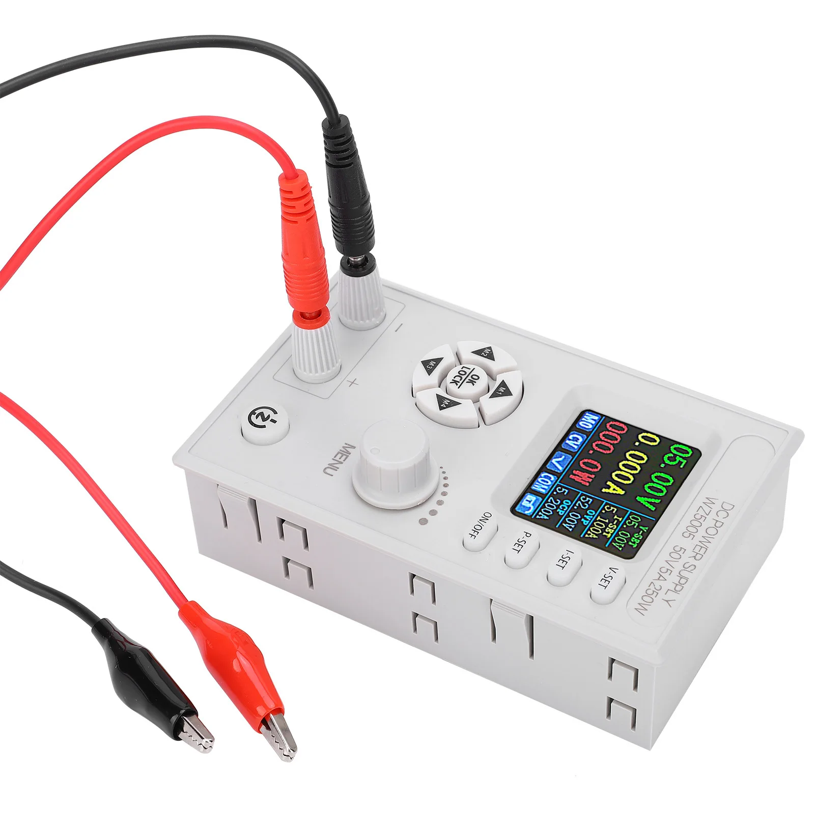 

Regulated Power Supply Regulated Power Supply Digital Control Adjustable LCD Screen 4‑Digit Display DC6‑55V WZ5005
