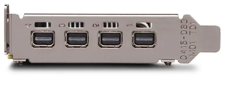 Nova placa gráfica NVIDIA Quadro P1000 4GB GDDR5 4X DVI Mini DisplayPort