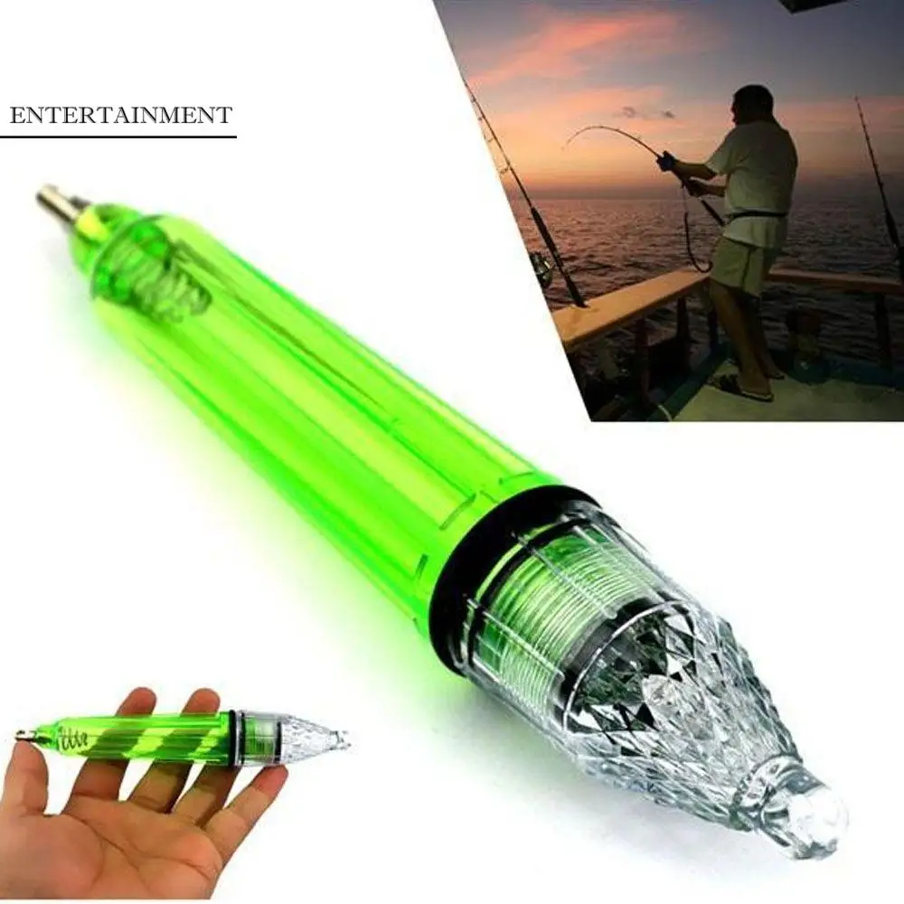 

16.5cm Attracting Squid Bait Lure Multicolor Deep Drop Underwater Artificial LED Flash Light Fish Tool Lamp Fishing Light