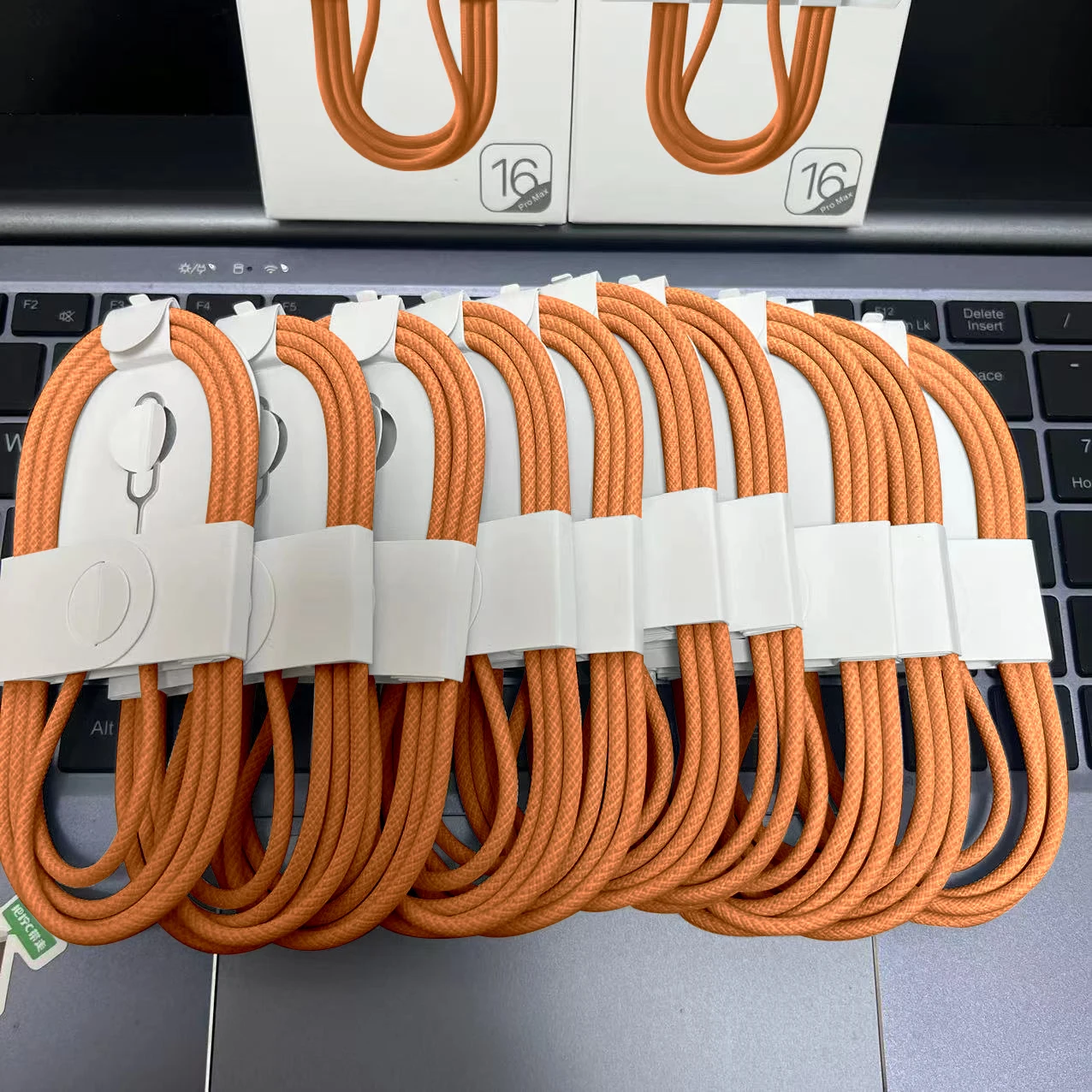 

1-50 шт. Оригинальный плетеный кабель USB-C PD 60W для быстрой зарядки iPhone 16 15 14 13 12 11 17 Pro Max, аксессуары для зарядки