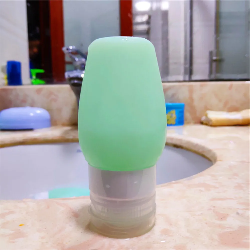 

90Ml Silicone Travel Bottles Set Leak-Proof Reusable Containers for Shampoo Conditioner Lotion Body Wash Gym Shower
