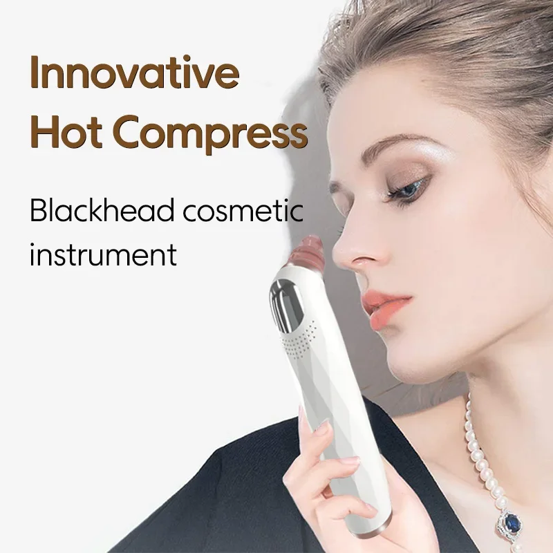 

Rechargeable Beauty Instrument Blackhead Instrument Household Pore Cleaning Blackhead Suction Small Round Hole Beauty Instrument