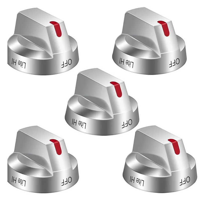 

ABMI-5Packs DG94-03500A/Z Stove Gas Range Knobs For Electric Stove Knob Replacement,