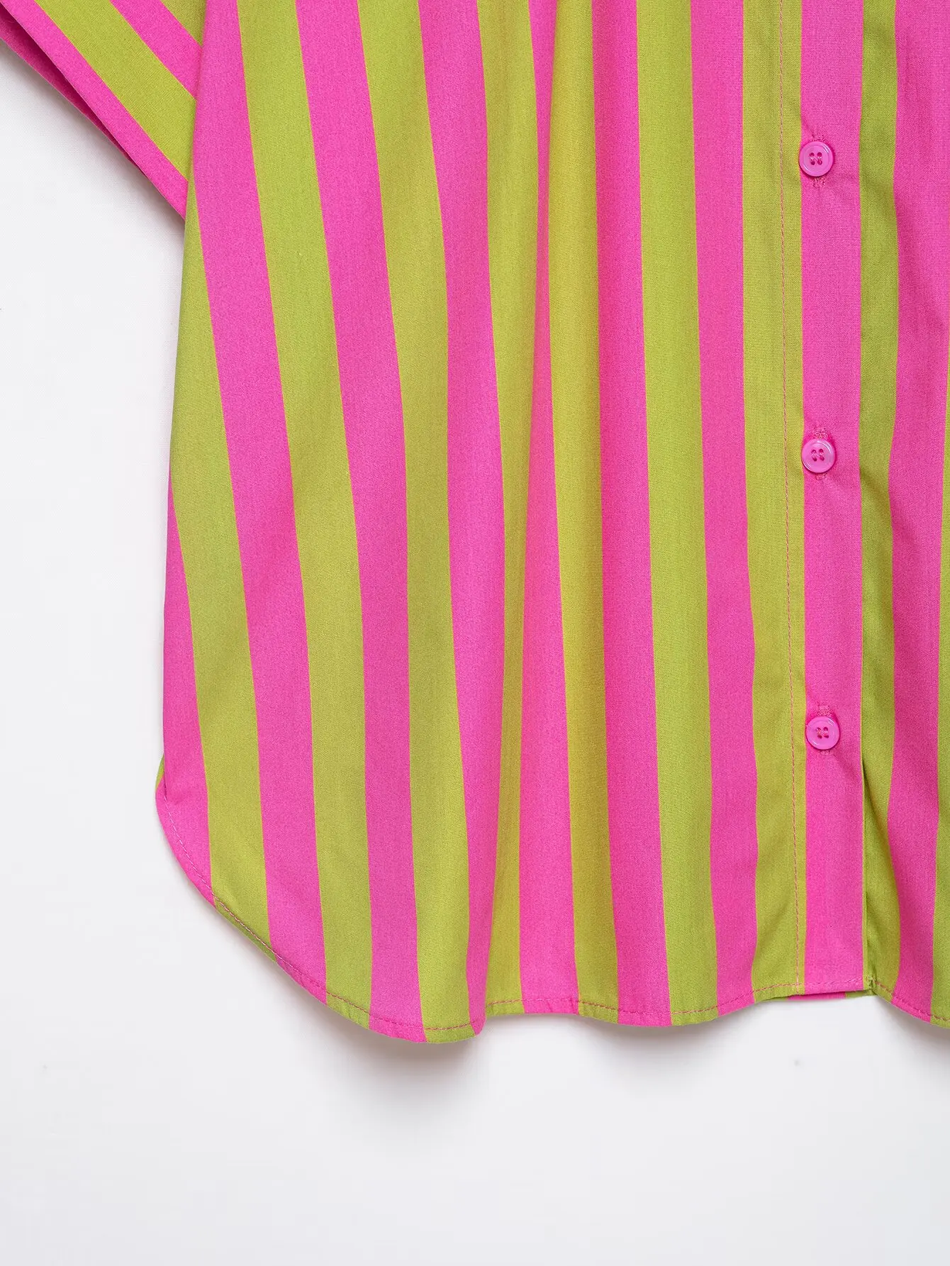 KLKXMYT Damen Gestreiftes Hemd Neu 2026 Sommer Einfacher Stil Damen Kurzarm Freizeithemden & Blusen Schicke Oberteile für Frauen – Detail 9