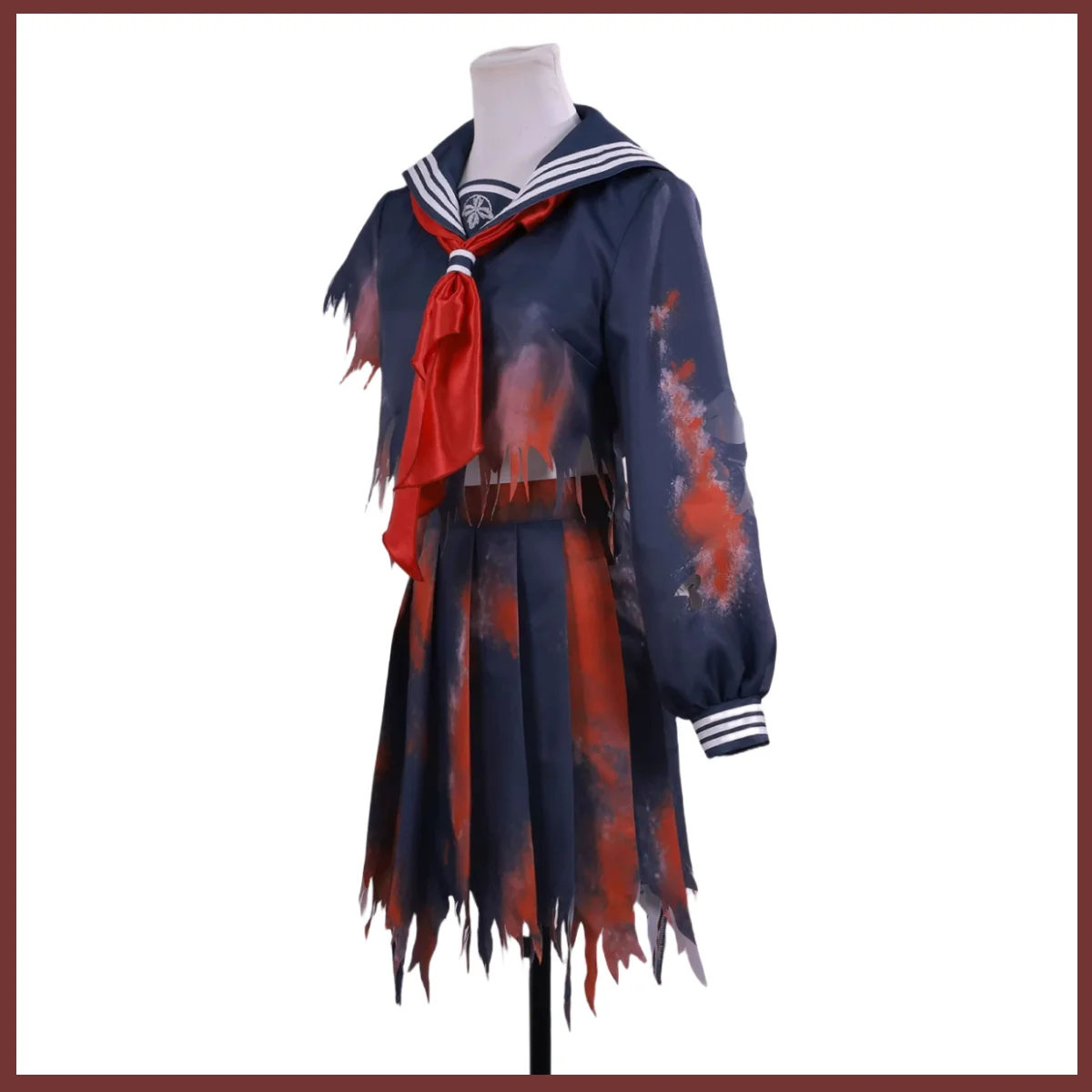 أزياء لعبة SILENT HILL F Shimizu Hinako التأثيرية النسخة التالفة للمعركة JK زي موحد تنورة شعر مستعار بدلة نسائية كرنفال الهالوين