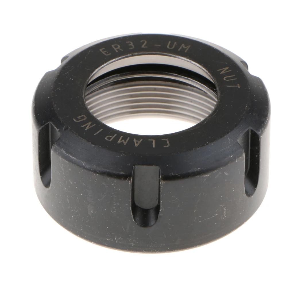 ER32UM Collet Clamping Nut for CNC Milling Lathe Precision Balanced Chrome Steel Hex