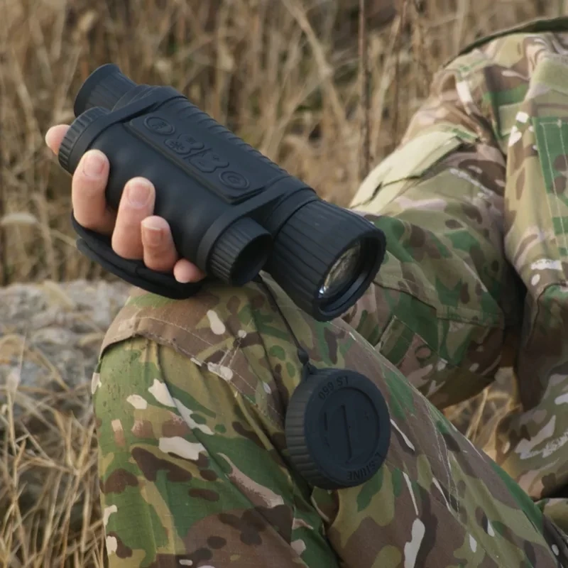 Nachtsicht-Monokularkamera, TFT-LCD-Brille, Optik-Teleskope, Handgerät für die Jagd im Freien, Patrouillentourismus, 1,5 Zoll