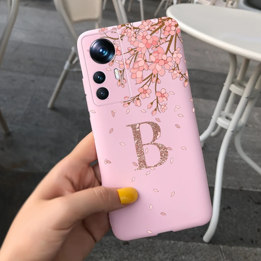 Cute Crown Letters Cover For Xiaomi 12T Pro Case 2022 Soft TPU Phone Case For Xiaomi12T Mi 12T Pro Back Cover 6.67\'\' Bags Bumper