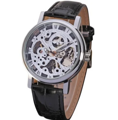 Hot selling 2024 new fully hollowed out men's and women's couple mechanical watch belt watch