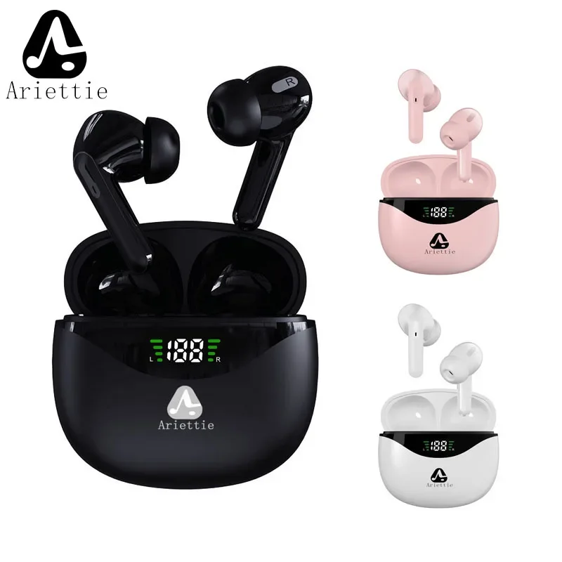 For Original Ariettie CS121 Bluetooth Earphones TWS HD Mic Headset Wireless Earbuds Sports Headphones Display Gaming Earphones