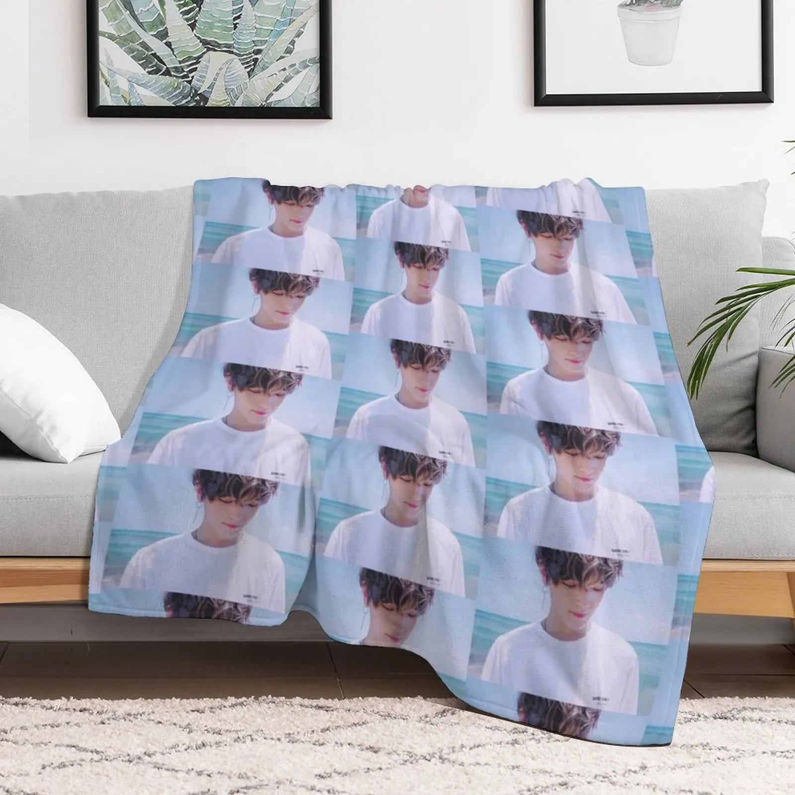 New ?Taeyong Throw Blanket Luxury Brand Extra Large Throw For Decorative Sofa Blankets