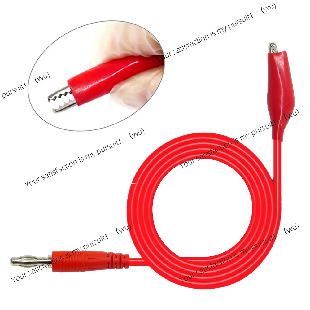 P1038 4mm Banana to Alligator Clip Soft Test Multimeter Cable for Test Instrument Tools