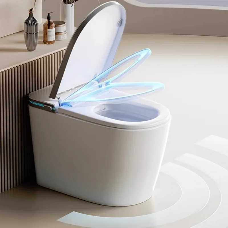 Sanitario moderno inteligente diseño de suelo de inodoro cubierta de asiento espuma inodoro inteligente lujo único Wc Inteligente muebles Accesorios