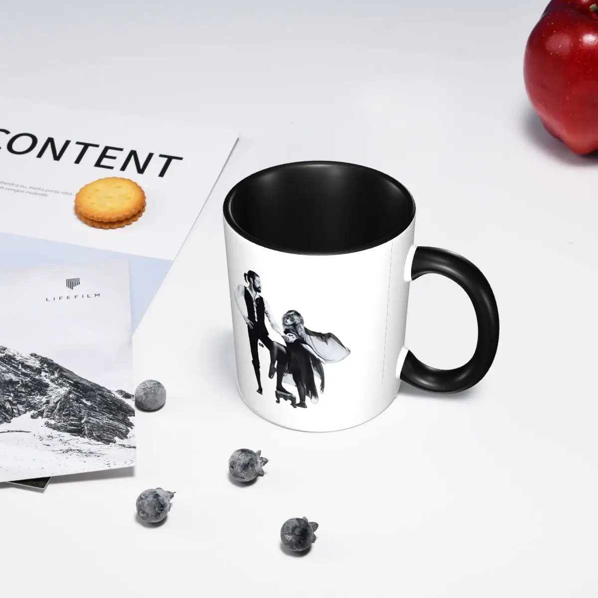 FLEETWOOD MAC الشائعات القدح مضحك أكواب القهوة السيراميك أكواب الشاي كوب حليب درينكوير هدية للمرأة الرجل