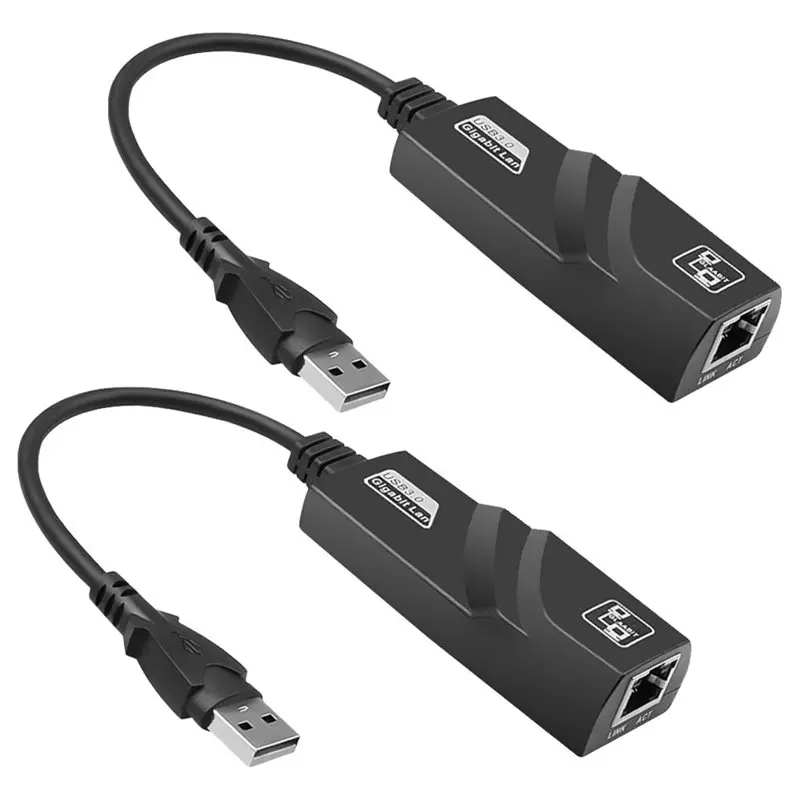 A13E-1000Mbps USB3.0 To Rj45 Network Card Lan Ethernet Adapter 10/100/1000Mbps Network Card For PC Laptop 1000Mbps Ethernet Adap
