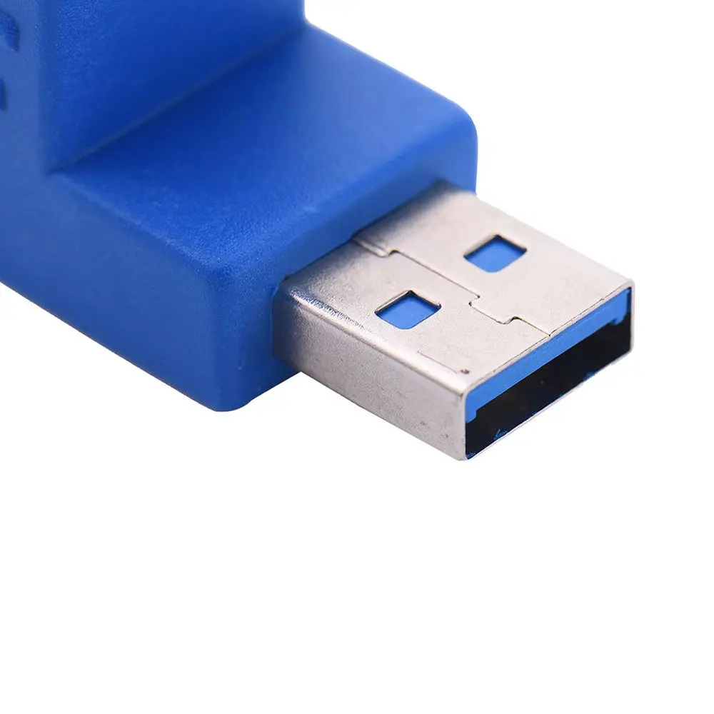 Laptop/PC High Speed Connector USB 3.0 Adapter Plug Type A Male To Female Right+Left