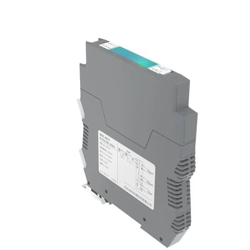 Signal isolator 4-20mA passive one-in and two-out safety gate module, DC signal isolation