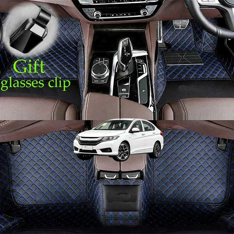 

Custom For Honda Greiz / City 2015–2019/5-Seat All-weather Car Floor Mats Car Accessories Carpets Covers Left /Right Hand Drive