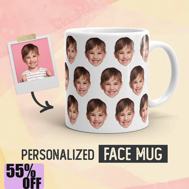 

Персонализированная чашка для лица, 11 унций, чашки для рук, изготовленные на заказ абстрактные человеческие чашки для фото с изображением домашних животных, кружка на день рождения, Рождество, свадьбу, подарки для офиса и дома