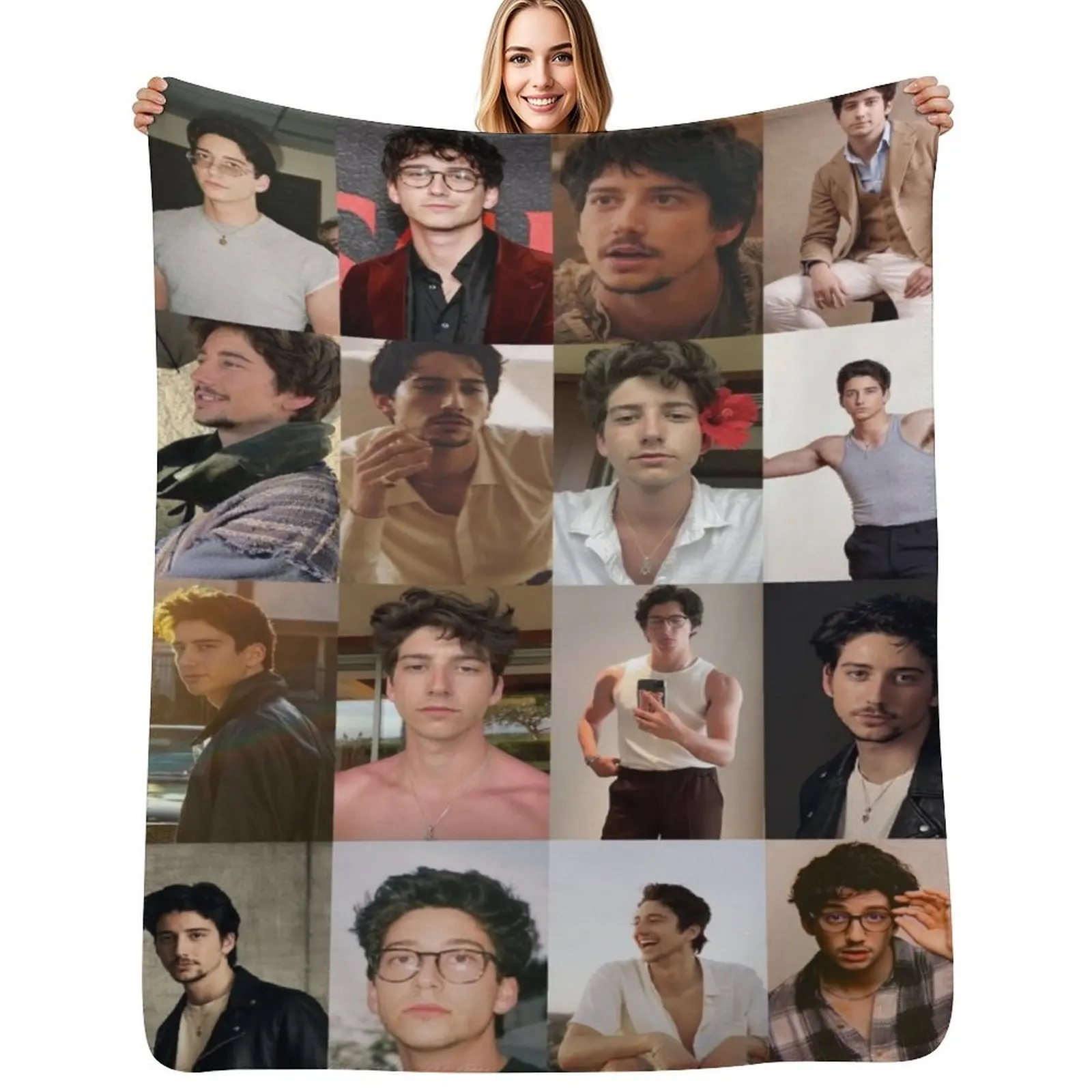 

Milo Manheim Throw Blanket Durable Warm Blanket for Daily Home Use