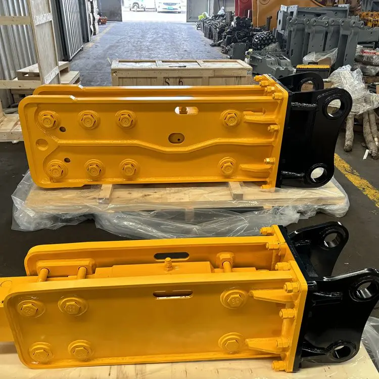 رائجة البيع SB81N قواطع هيدروليكية مدمجة في حالة جديدة لصناعات التعدين البناء مع إزميل المكونات الأساسية #6