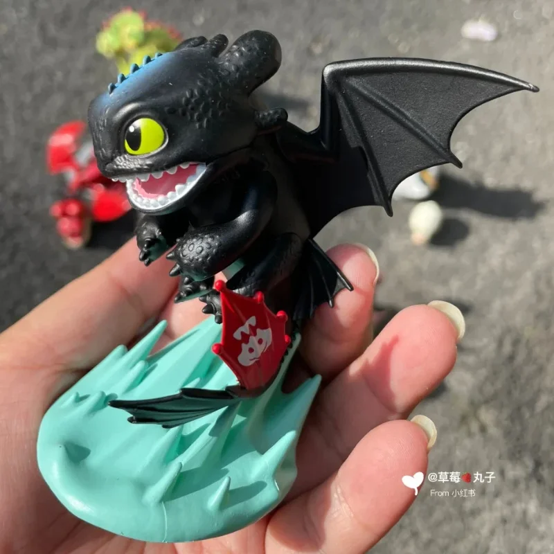 In Stock Genuine Beast Kingdom Toothless Night Fury Model Collectible Figure How To Train Your Dragon Desktop Decoration Gift view 6