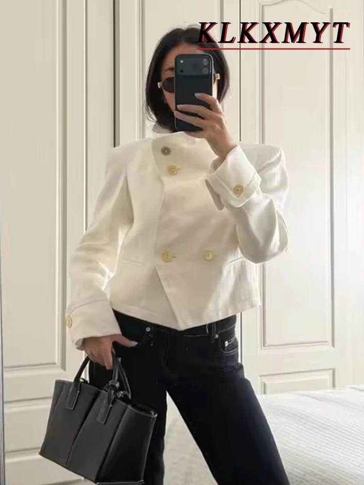 

Женские куртки 2026: Новая модная коллекция, укороченные элегантные весенние пальто, винтажные шикарные двубортные блейзеры