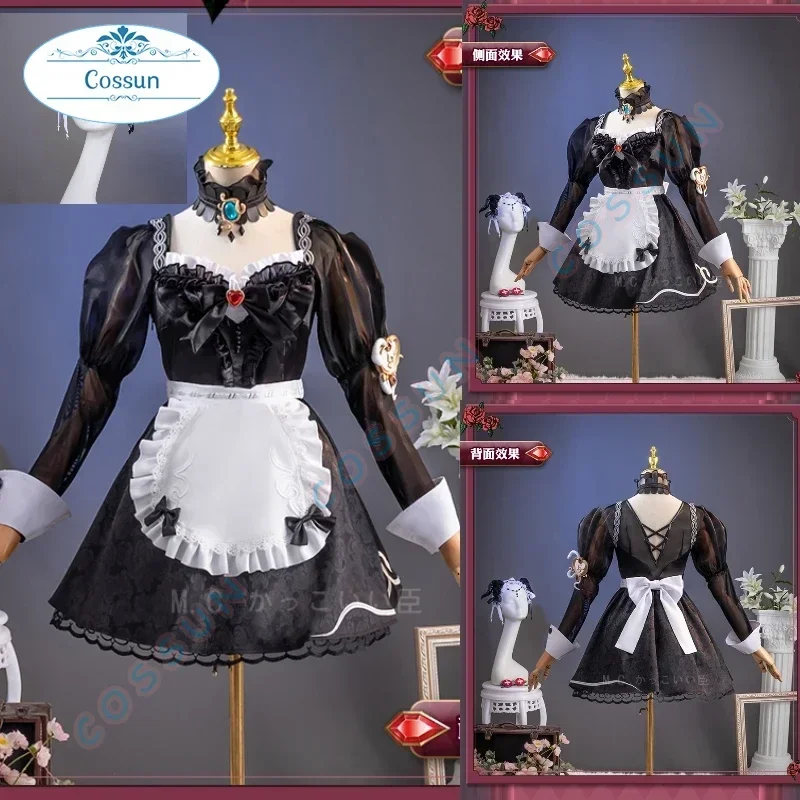 

Game Identity V Fiona Gilman Priestess Crimson Mystery Cosplay Costume Halloween Outfits Women Clothing Full Set Accessory