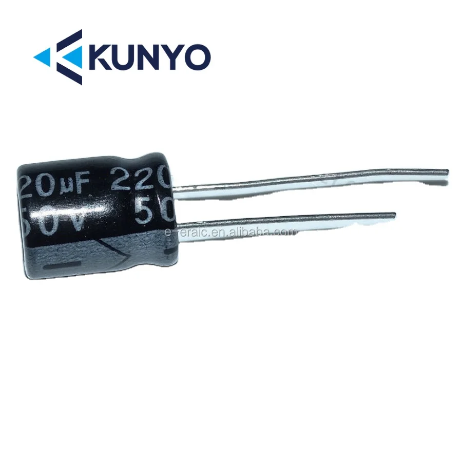 400V 2.2UF 3.3UF 4.7UF 6.8UF 10UF 250V 220uF 50v 20% 10*12mm 105C DIP Aluminum electrolytic capacitor