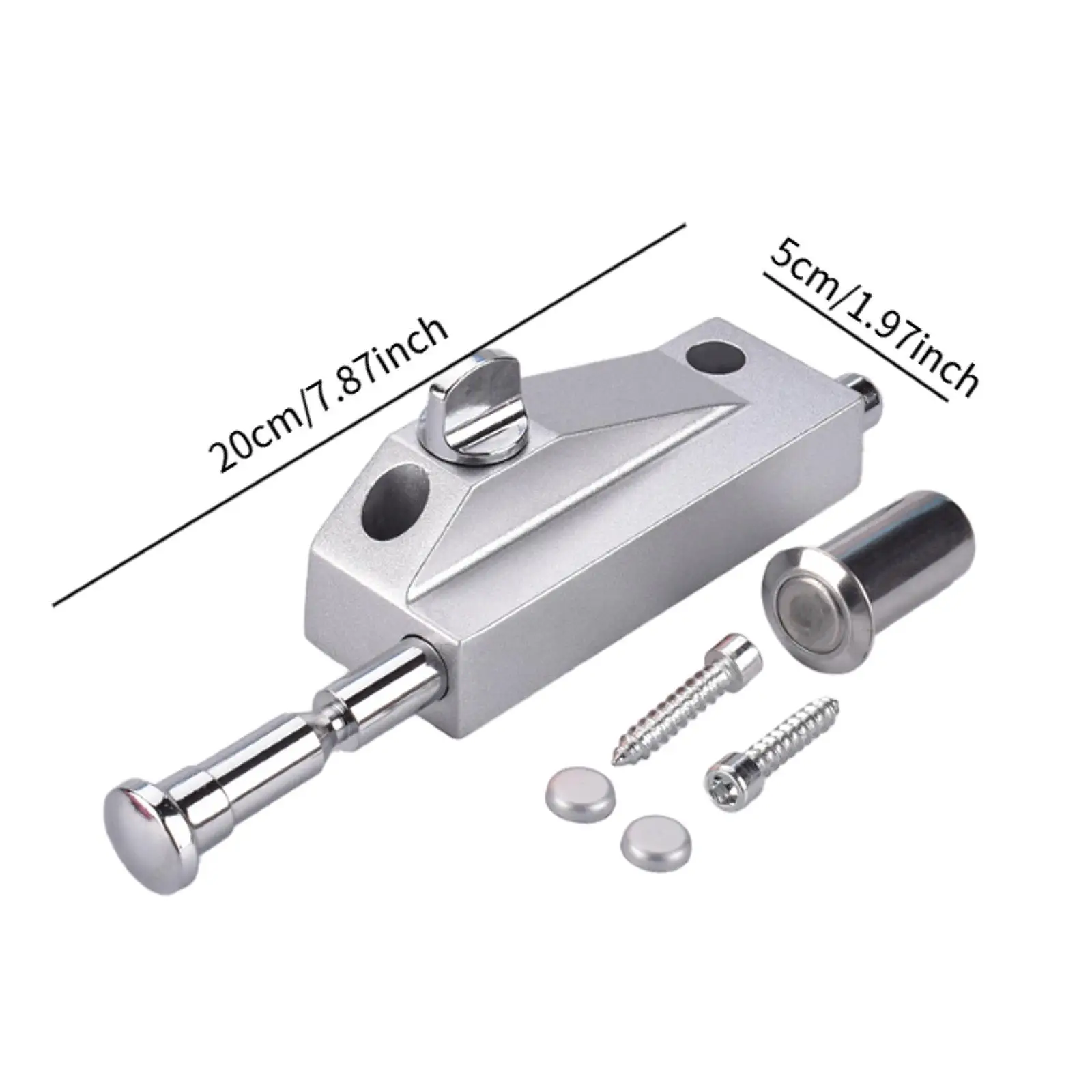 Serrure de porte en verre à cadre rotatif, quincaillerie commerciale, degré de rouille