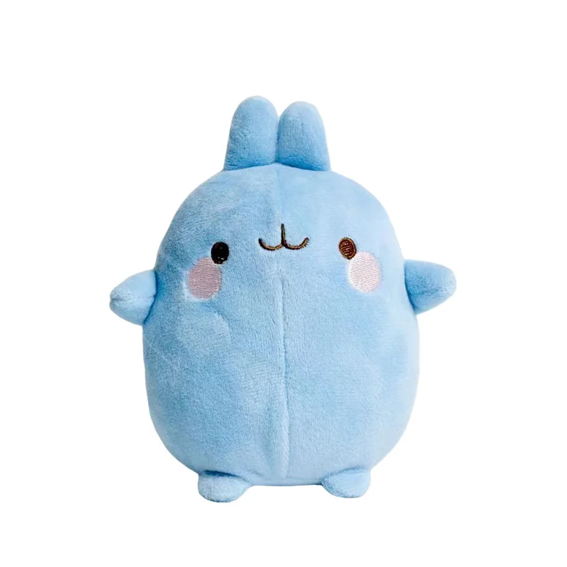 12cm Genuine Molang Plush Stuffed Toys Rabbit Cartoon Anime Soft Dolls Kawaii Cute Keychain Pendant Baby Birthday Gifts Decor