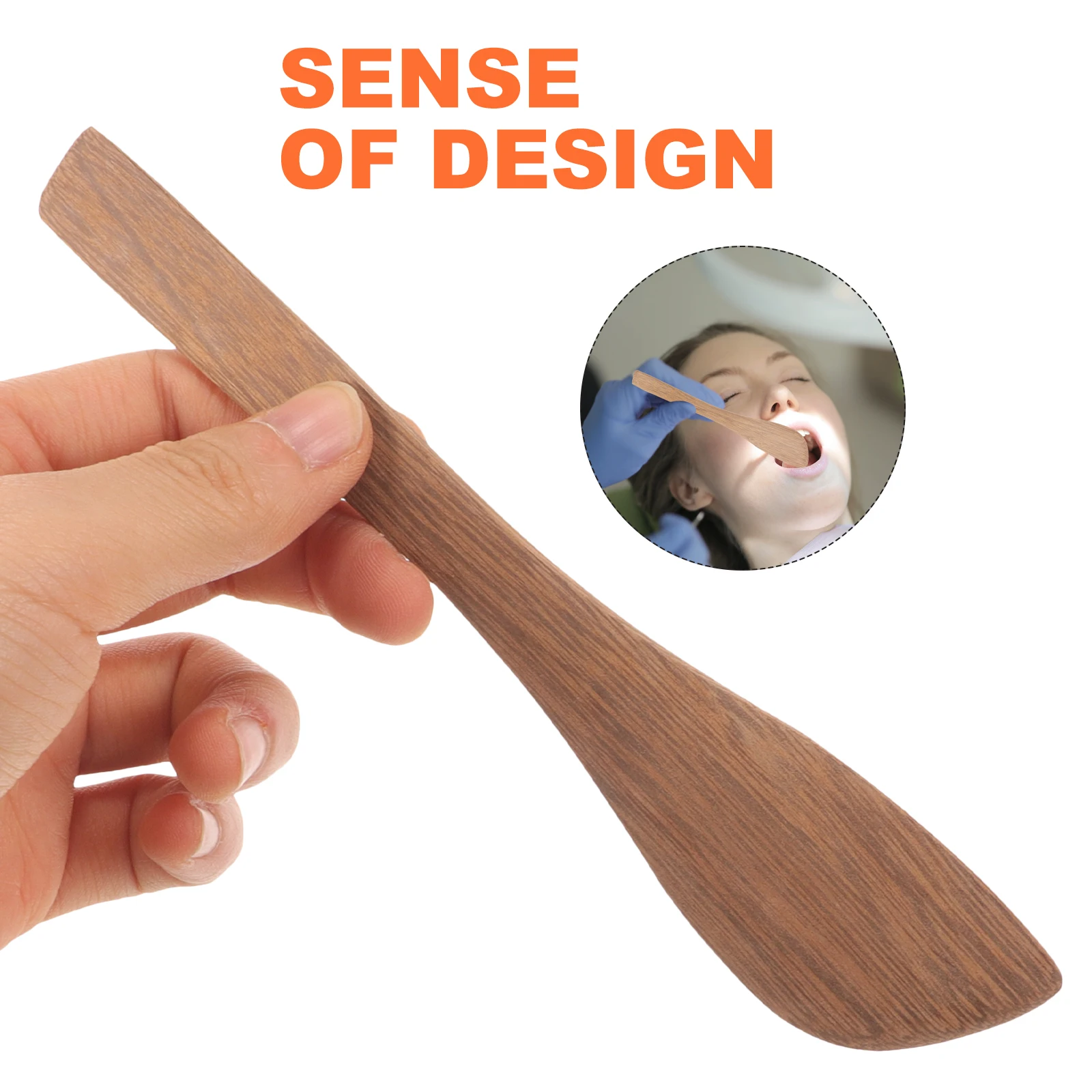 

10 Pcs Spatula Tongue Cleaning Brushes Holder Cleaners Compressor Sticks Tools for The Scapper Depressors