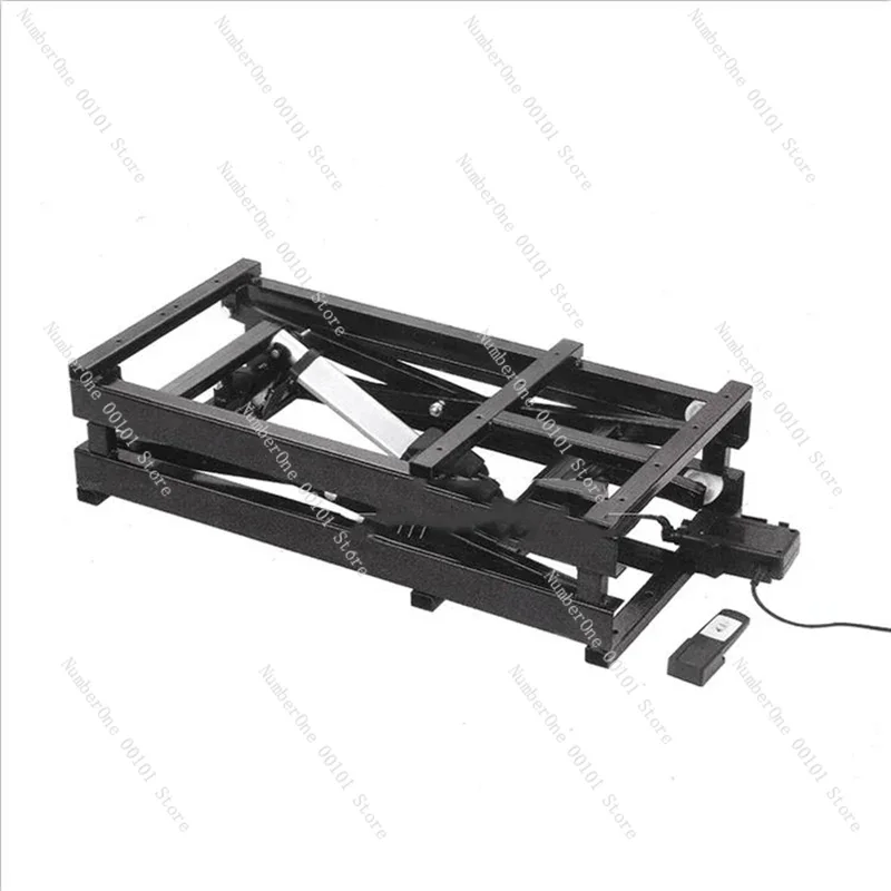 Multifunctional Electric Wired And Wireless Remote Control Coffee Table Dining Table 48v/80w Lifting Hardware Folding Iron Frame