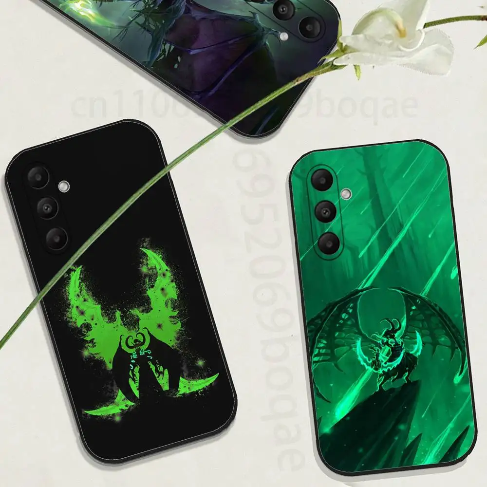I-Illidari-i wow Phone Case For Samsung GalaxyA73,23,53,33,24,72,22,52,32,54,A34 Soft Black Shell