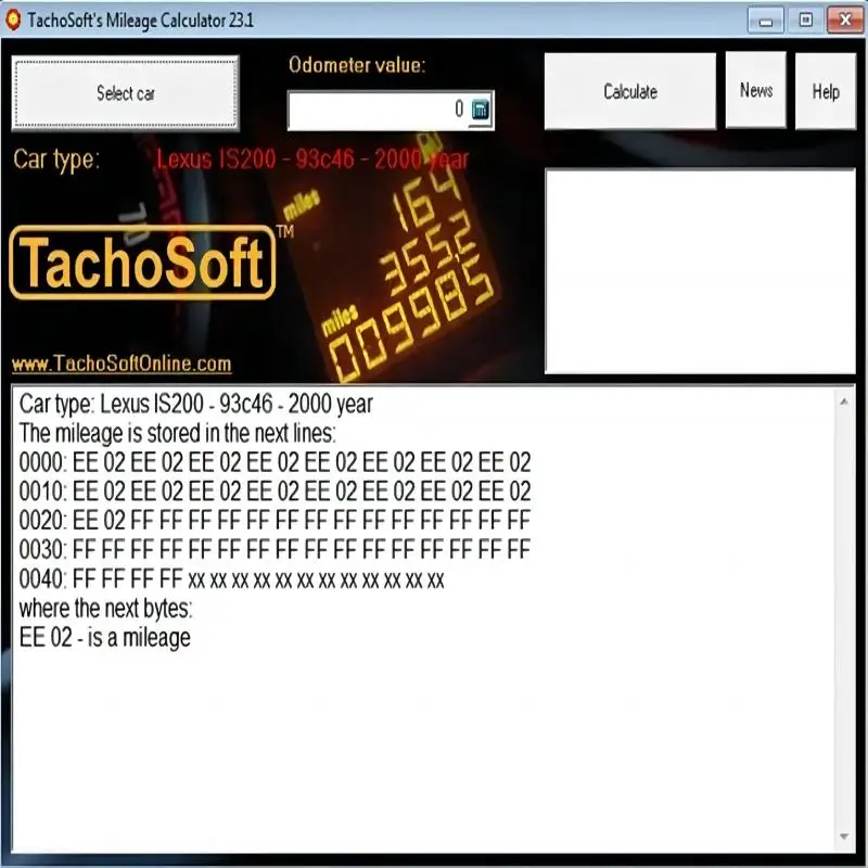 Calculatrice TachoSoft ATA Leage, logiciel 23.1, kilométrage de voiture, bois EEPROM, ECM, anglais, KIT, Jeep, modifier