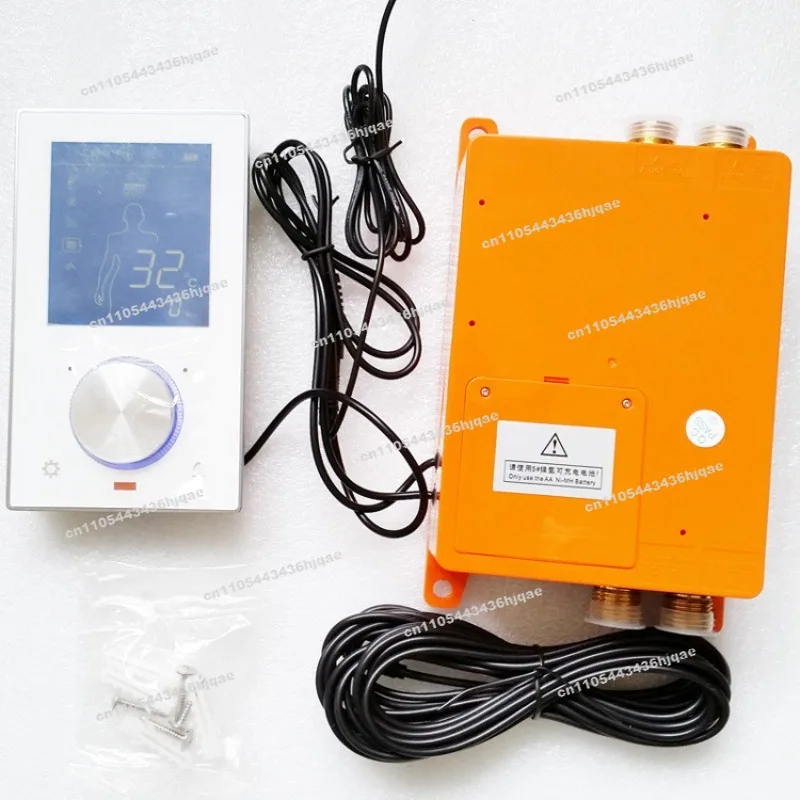 Intelligent Electronic Constant Temperature Shower Controller, Button Knob Temperature Flow  Screen Control Board