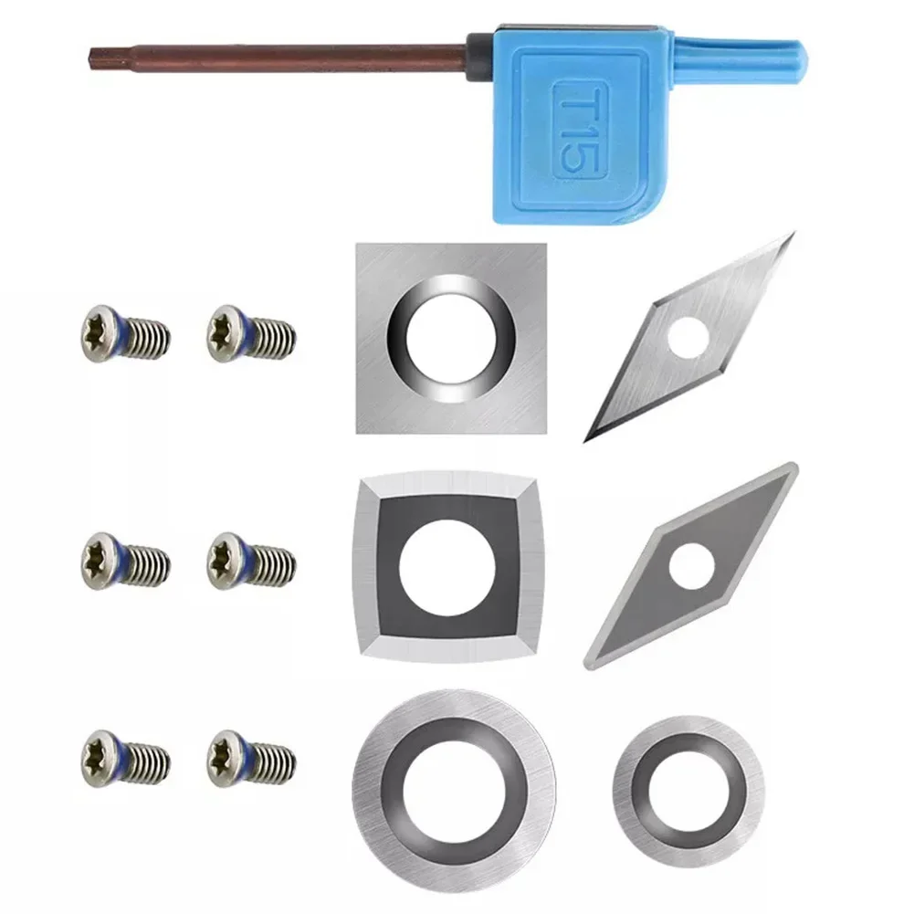 For Craftsmanship Carbide Cutter Inserts Woodworking Lathe Tools Cutter Lathe Tool Set Easy To Install Long Tool Life