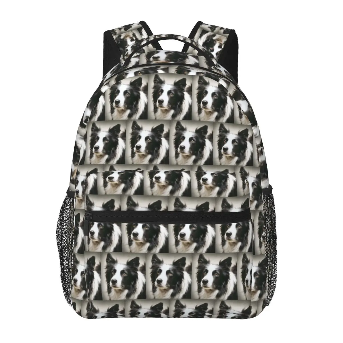 

Рабочий студенческий рюкзак бордер-колли, школьная сумка, походный дорожный рюкзак для мальчиков и девочек, модная сумка для книг, сумки на плечо