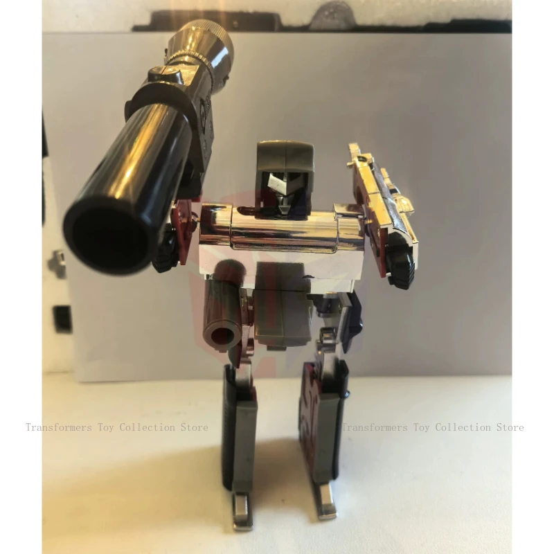 الأسهم الجديدة المحولات الطبعة الأولى G1 Megatron فيلم أنيمي شخصية تمثال المنقولة روبوت لعبة مجسمة جمع هدية عيد ميلاد