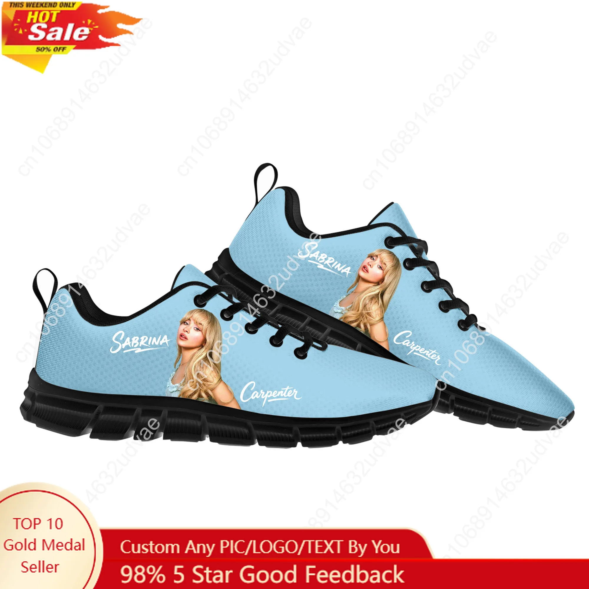 

Sabrina Carpenter Sports Shoes Mens Womens Teenager Kids Children Sneakers Pop Singer Footwear Casual Custom Couple Shoes Black
