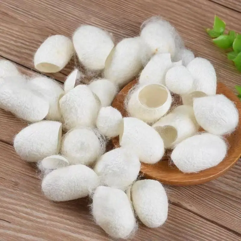 Fotografia 4: Matéria-Prima de Seda Natural de Casca de Casulo (150g=500pcs)