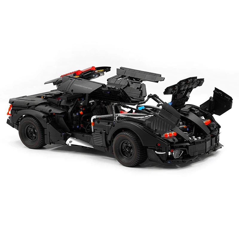 MOC Building Blocks Technical Black Armored Vehicle New GULY 10618 Model Bricks Chrismas DIY Toys For Kids Birthday Gifts