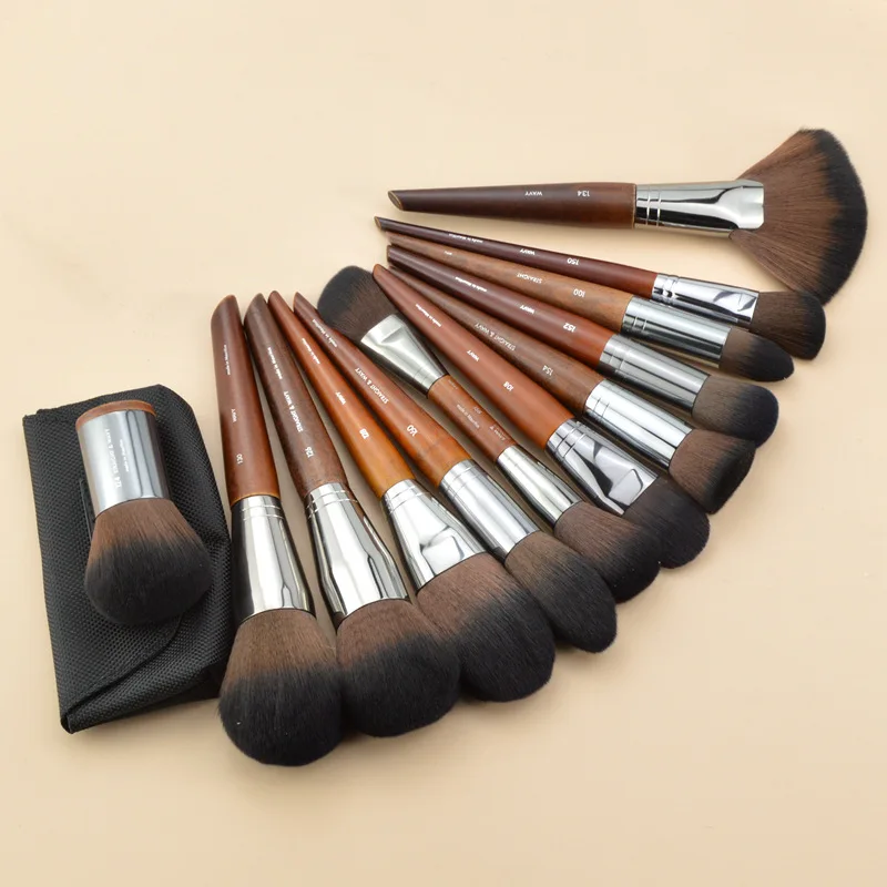 1/2Pcs Makeup Brushes Cosmetic Powder Foundation Brush Blush Contour Eye Shadow Eyebrow Eyeliner Eyelash Blending Beauty Tools